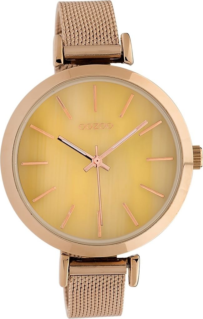 Oozoo Metall Damen Uhr Analog Quarzuhr Armband rosegold Timepieces D2UOC10470