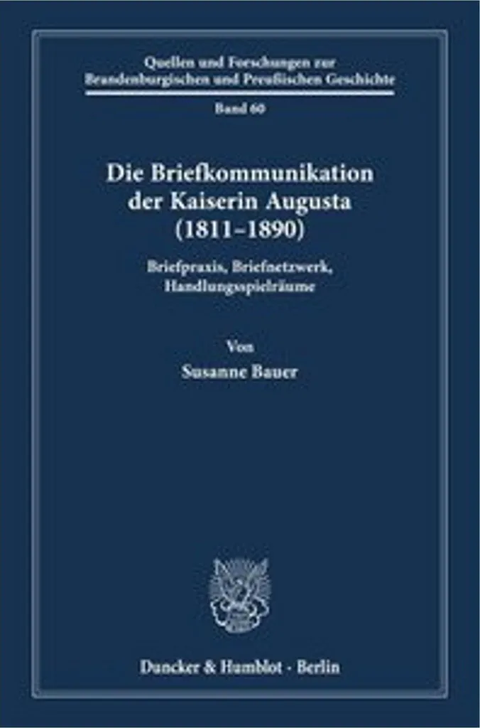 Accéder aux Lettres Inédites de l'Impératrice Augusta (1811-1890) Rare