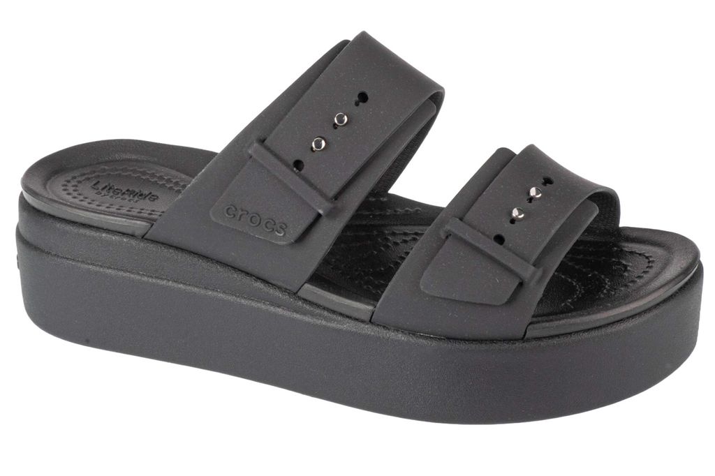 Crocs Brooklyn Low Wedge Sandal 207431-001, Badelatschen, Produktbild 