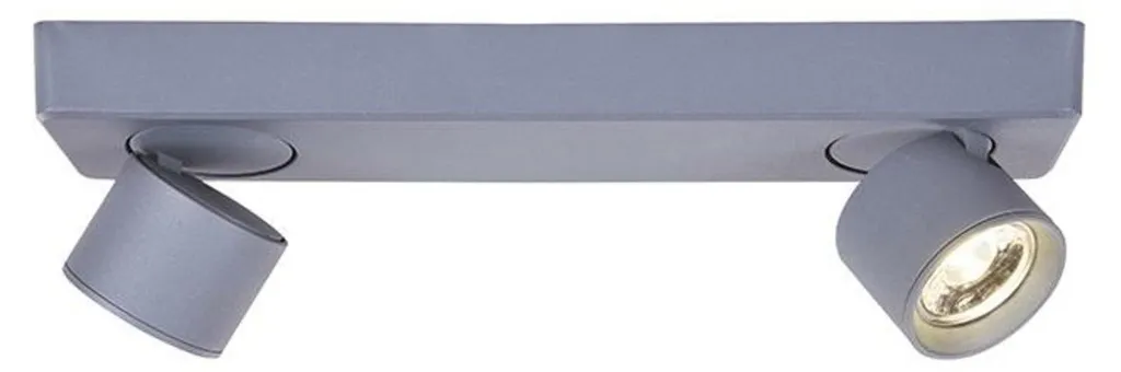 Luminaire mural LED pour terrasse et jardin 10W étanche gris 3000K