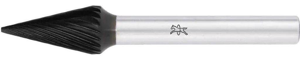 PFERD TOOLS Hartmetall Hochleistungsfrässtift Spitzkegel SKM Ø 10x20mm Schaft-Ø 6mm Z3 HICOAT beschichtet universal mittel
