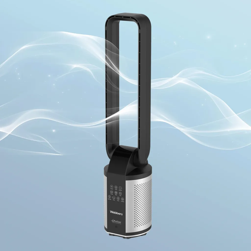 Ventilateur sur pied Webber WB1820 40W avec oscillation automatique - 4