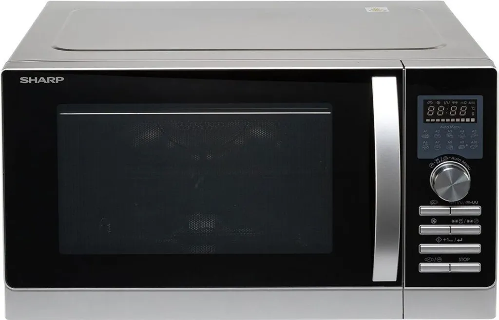 Four Micro-ondes Grill 25L Sharp R843INW 900W : Le Combiné Polyvalent - 8