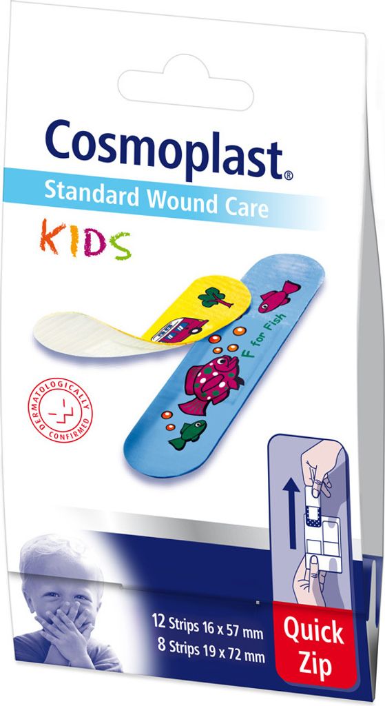 Cosmoplast Kids Quick-Zip Strips 20 Stück Produktbild 