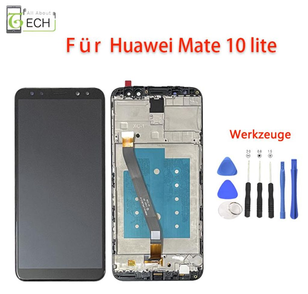Für Huawei Mate 10 Lite LCD Display mit Rahmen RNE-L21 Produktbild 
