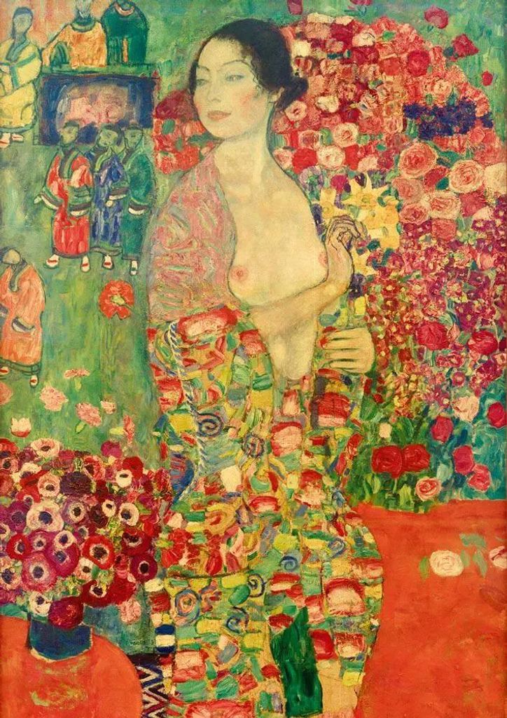 Bluebird Puzzle Puzzle Gustave Klimt The Dancer 1918 1000 Teile