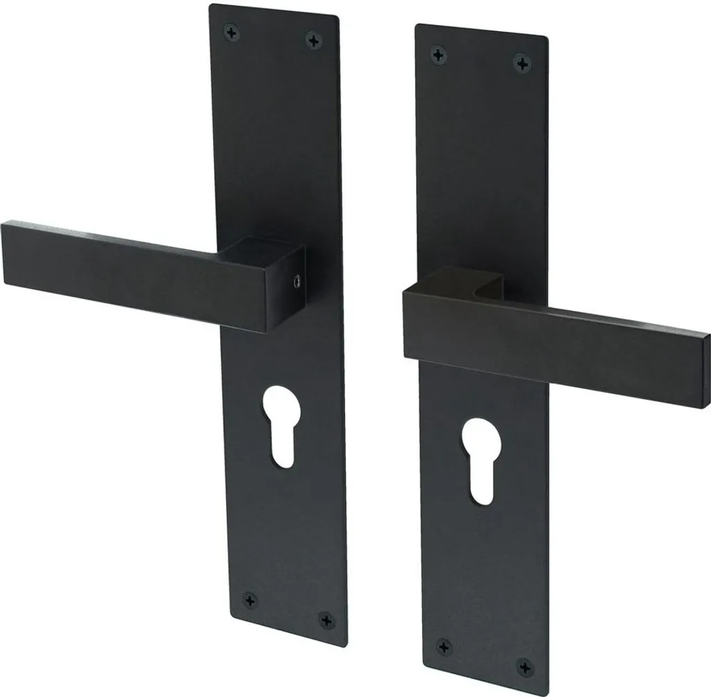 Maniglia Lavuzo Trapini Nero Opaco PC55 | Design Moderno per Restauro