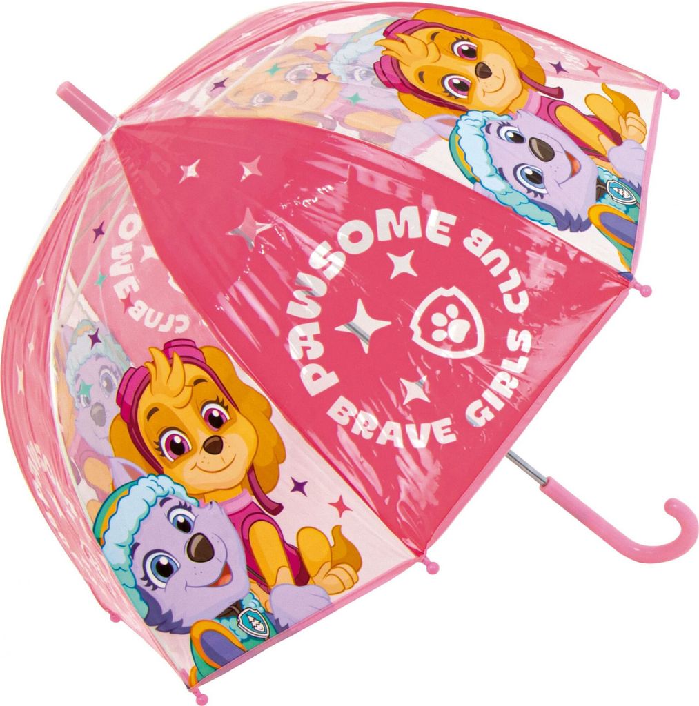 Paw Patrol Regenschirm - Kinder Stockregenschirm- Skye Kuppelschirm Ø 68 cm