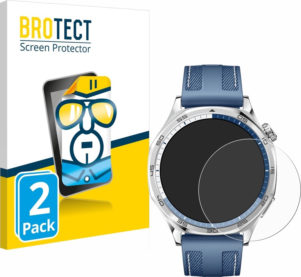2x Für Huawei Watch GT 5 / GT 5 Pro (46 mm) Schutzfolie Produktbild 