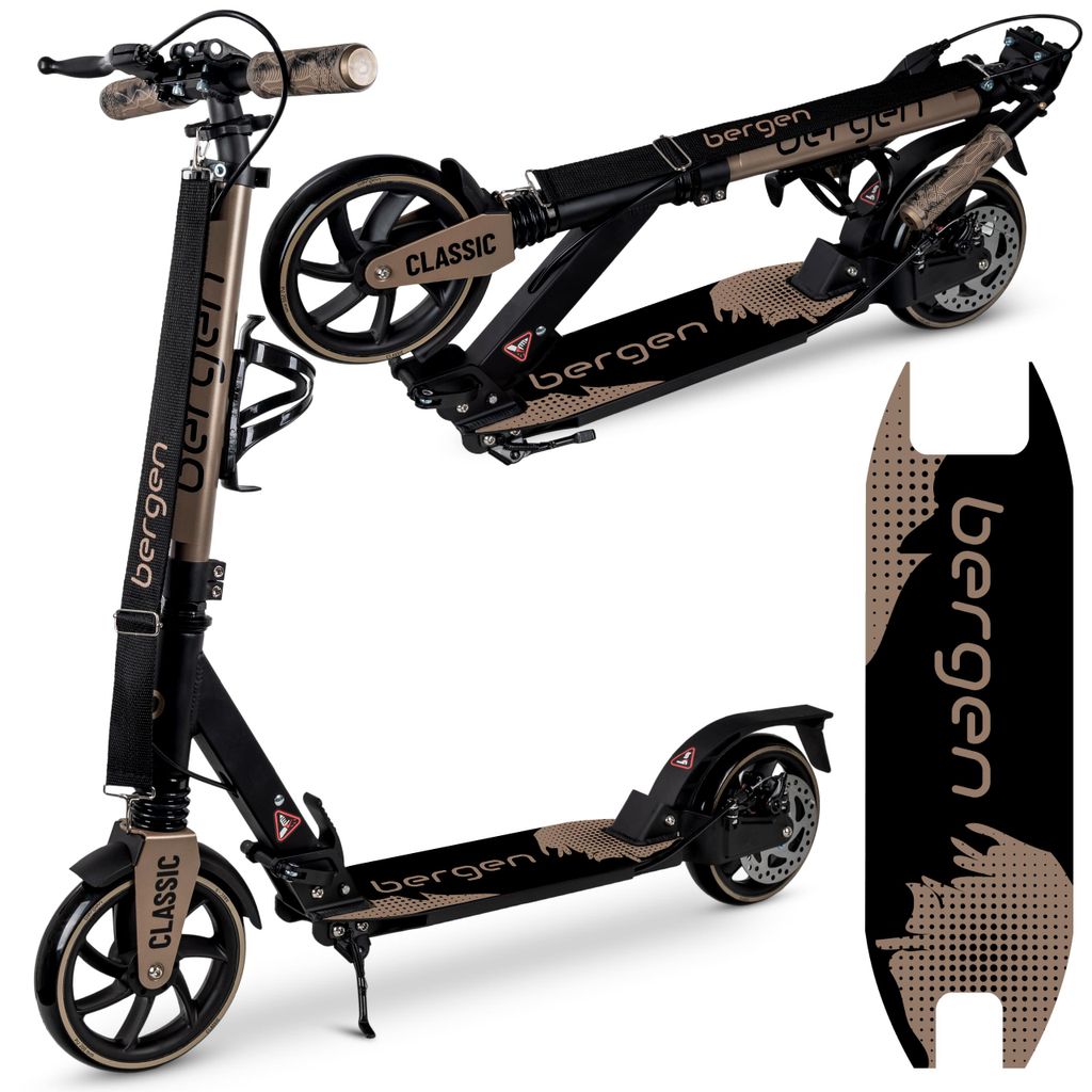 City Scooter Bergen Classic – 200 mm Räder, Federung, Produktbild 