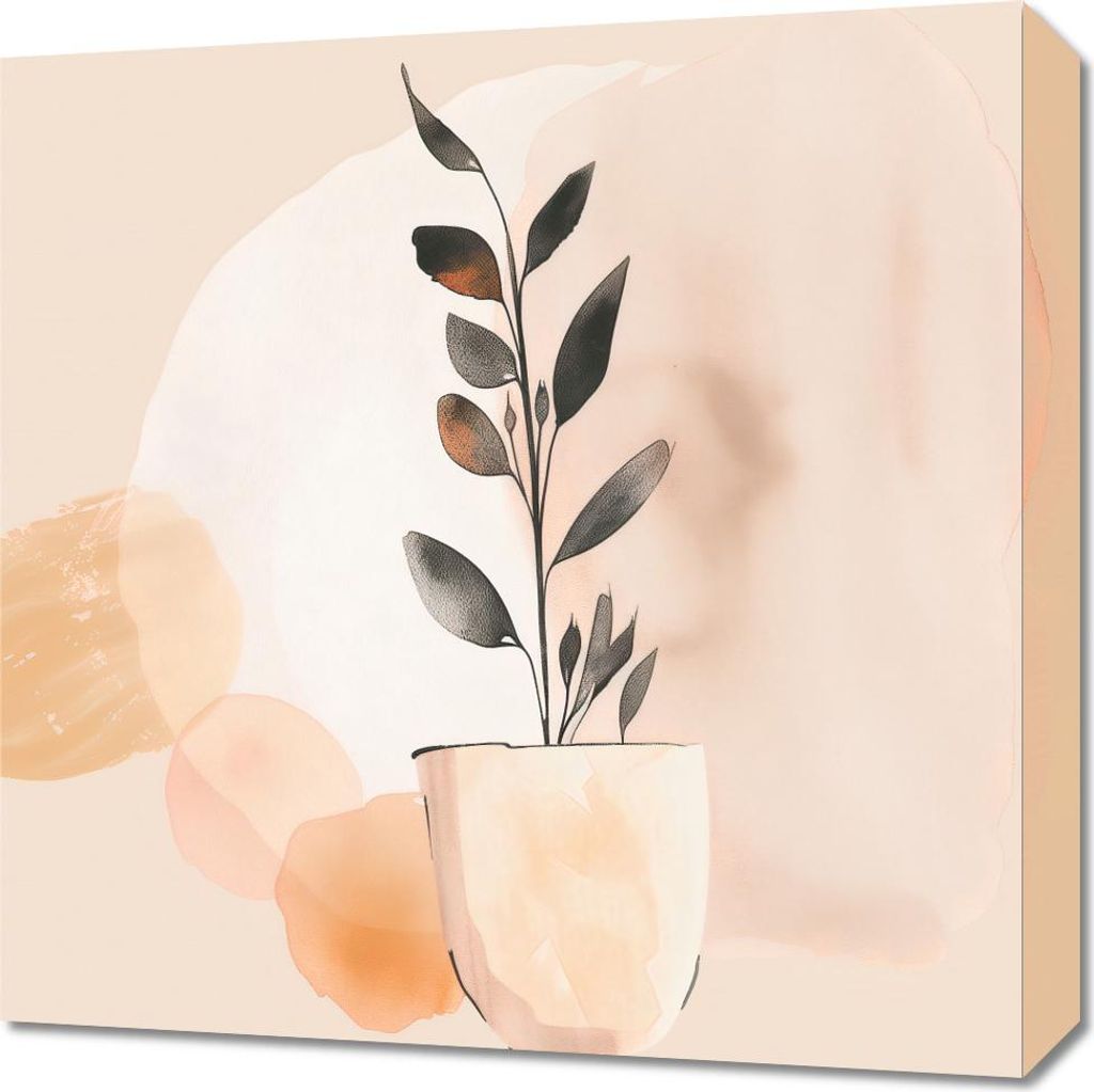 Bild 50x50cm Topf Farbe