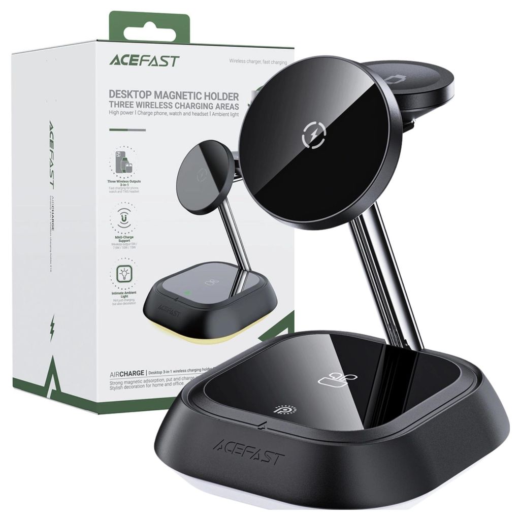 3W1 Acefast E16 15W Station de recharge par induction pour Image du produit 