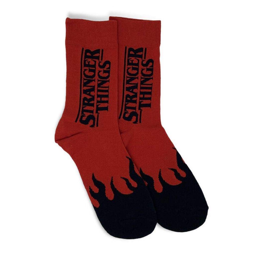 Socken Logo Stranger Things Rot . T.40-46