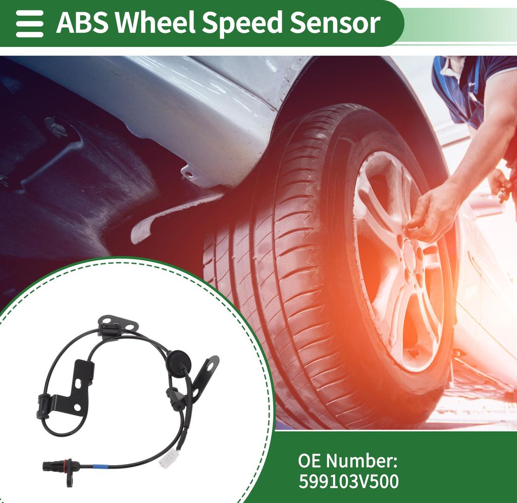 ABS Radgeschwindigkeitssensor ABS Sensor Antiblockiersystem Sensor Nr.599103V500 für Hyundai Azera 2015-2017 1 Stück Hinten Links