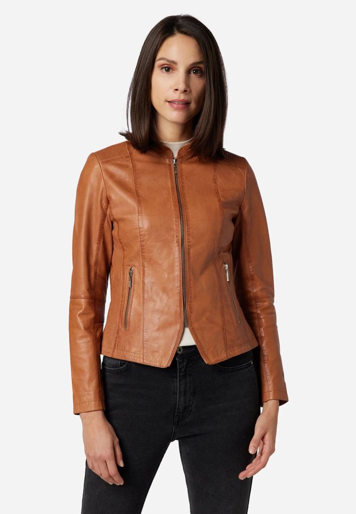 Damen Lederjacke Ricano ABIGALE – cognac / M