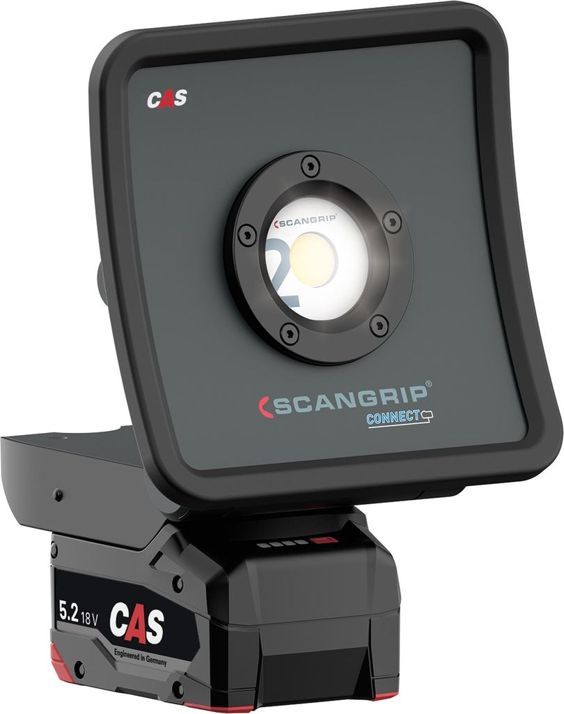 SCANGRIP Nova 2 Connect, Schwarz, IP30, IK07, 16 W, COB Produktbild 