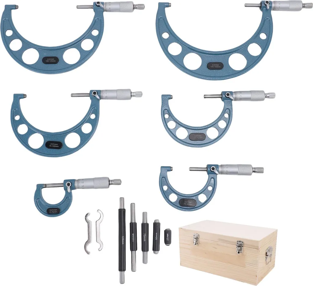 Set micromètres machiniste 0-150 mm pour mesure de précision atelier