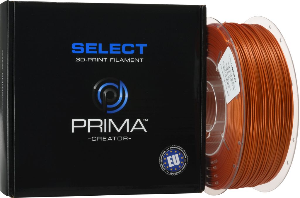 PrimaSelect PLA Metal-Shine, Farbe:Sunset Orange, Filamentgröße:1.75mm, Gewicht:1 kg