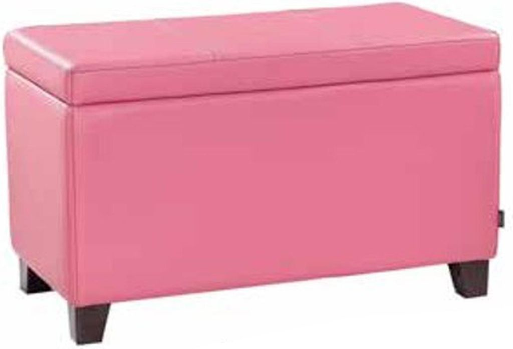 Luxus Barhocker Polsterhocker Modern Designer Wohnzimmer Leder Hocker Rosa