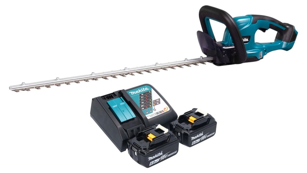 Makita DUH 607 RG2 Akku Heckenschere 18 V 60 cm + 2x Akku Produktbild 