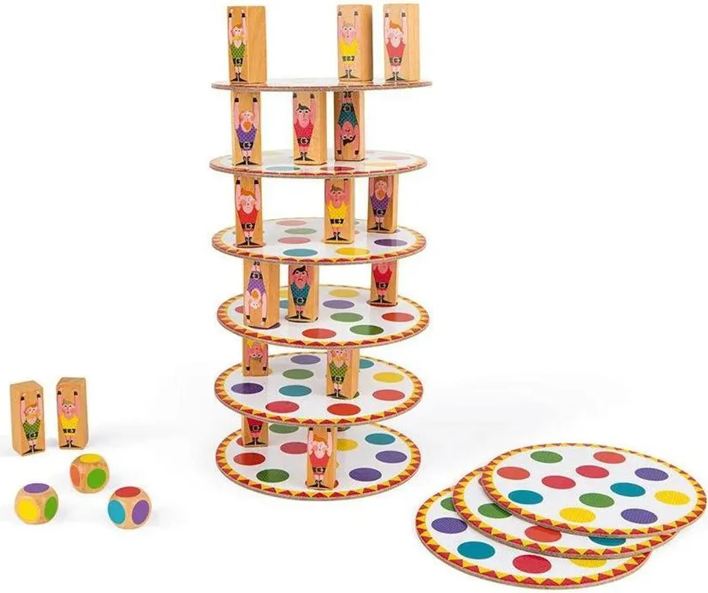 Améliorer la Concentration Enfant avec le Jeu Acrobat Janod en Bois