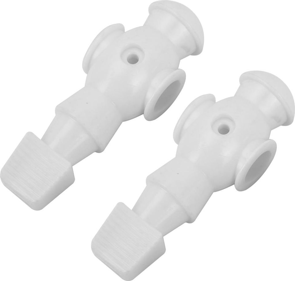 2Pcs Tischfußball Männer Spieler Tischfußball Fußball Maschine Ersatz Puppen Indoor Spiele (Weiß)