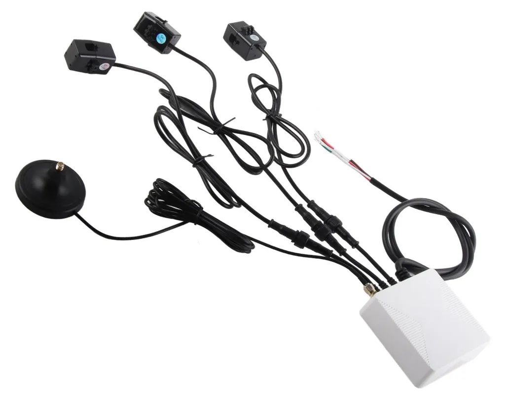 Compteur d'énergie WiFi triphasé 120A avec suivi de consommation mobile
