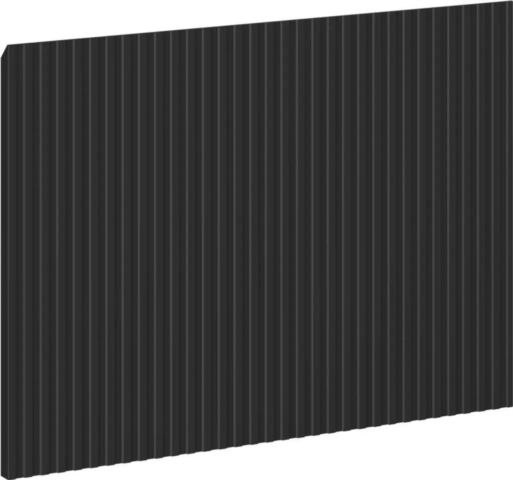 Occasione Mexen Rivel Frontale Scanalato Nero 70 cm - Stock Limitato