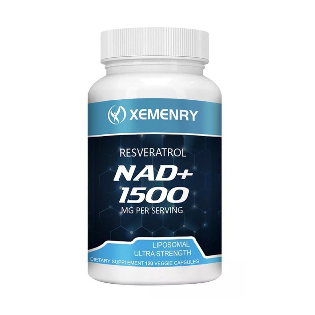 Resvératrol NAD+ 1500 mg (120 capsules), complément Image du produit 