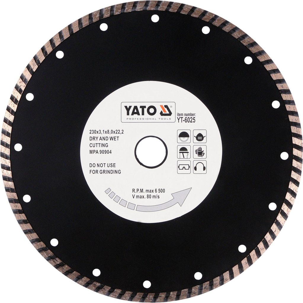 Disco diamantato "turbo" - 230x22,2 mm Immagine del prodotto 