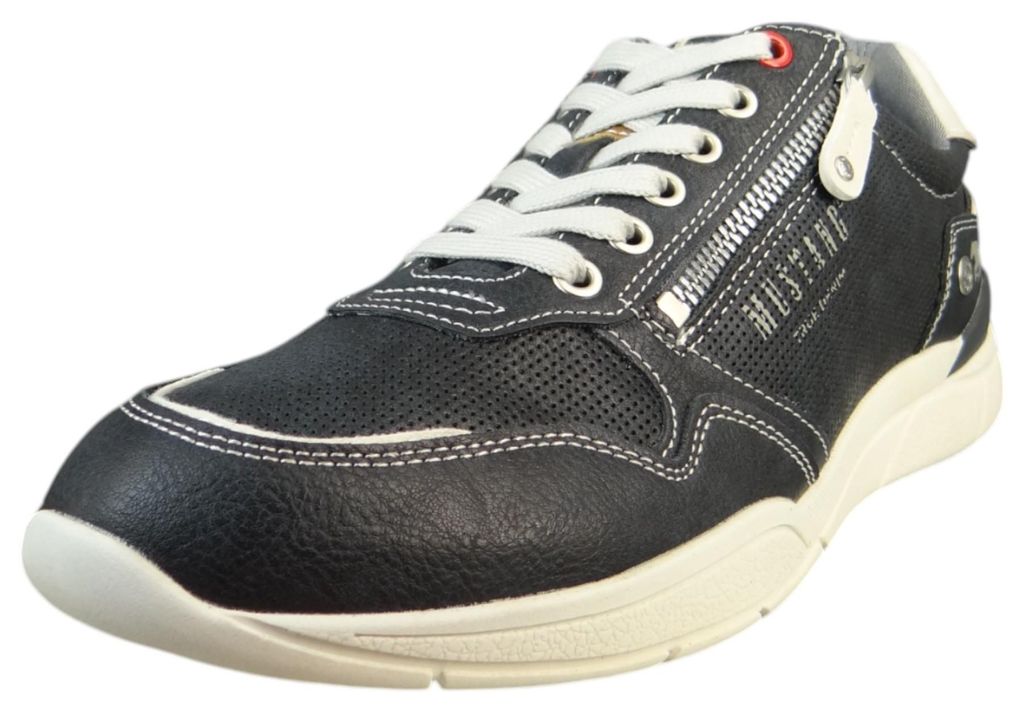 Mustang Herren Sneaker Schnürschuh elegant mit Produktbild 