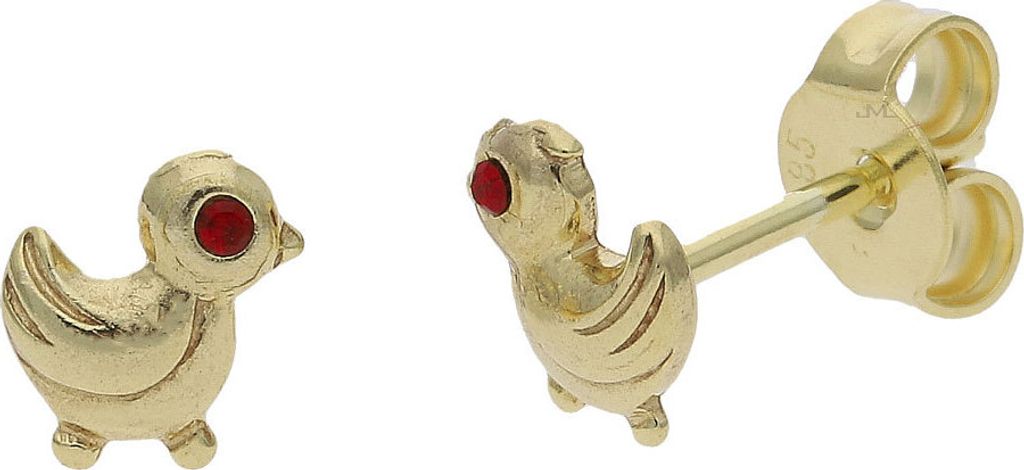 JuwelmaLux Kinder Ohrstecker 585 Gold Ente JL30-06-2363
