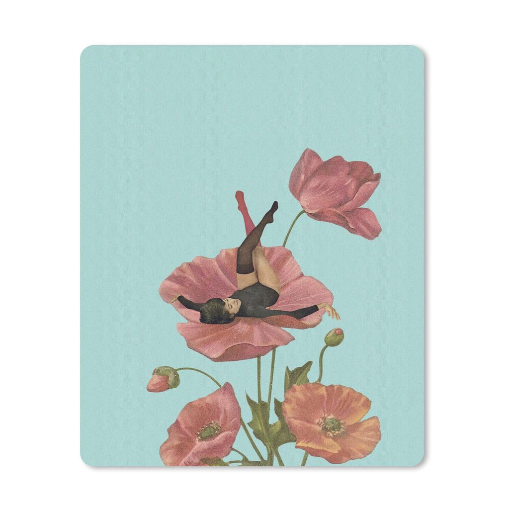 MuchoWow Mauspad Mousepad Träume - Vintage - Frauen 30x40 cm - Mousepads - Maus Mat - Pad - Mausunterlage - Mausmatten