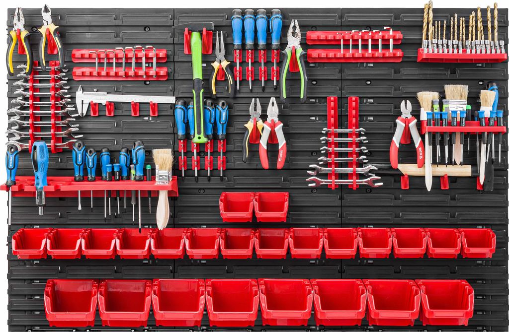 Pannello portautensili 117x78 cm Officina Scaffale da Immagine del prodotto 