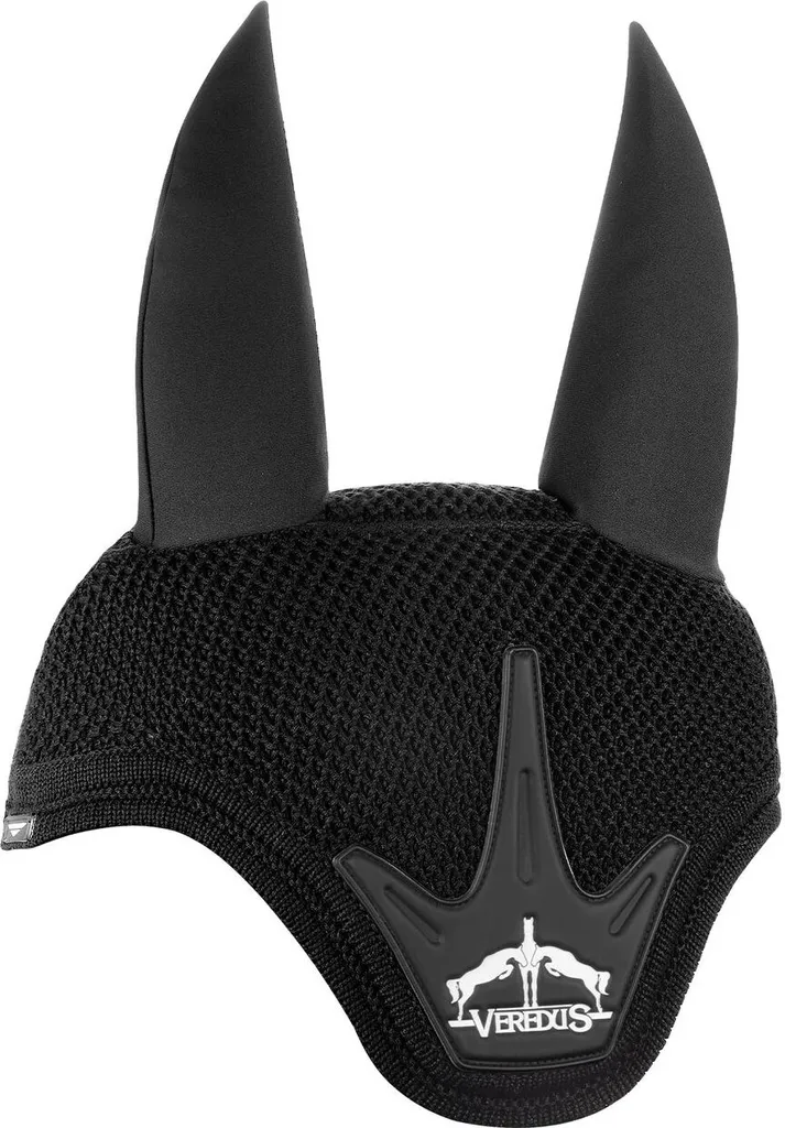 Veredus Fly Fringe Stability Bonnet anti-mouches noir Taille S-M