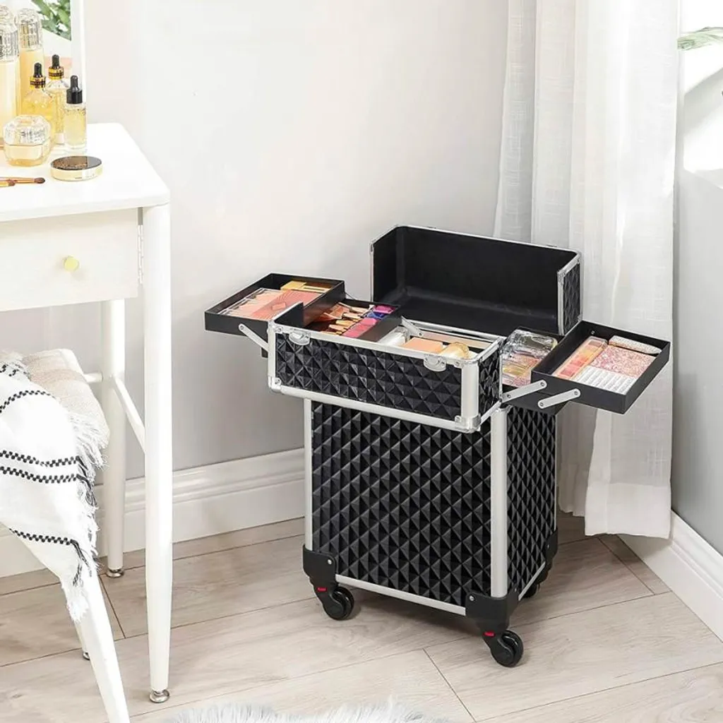 Valise Maquillage à Roulettes : Trolley Professionnel Betel avec Tiroirs - 2
