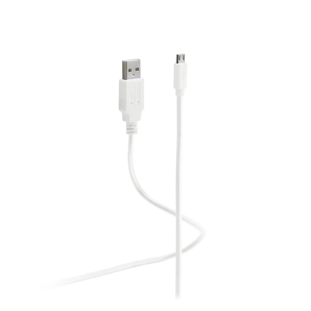 Câble USB type B blanc 1,8 m FLEXLINE pour connexion stable imprimante