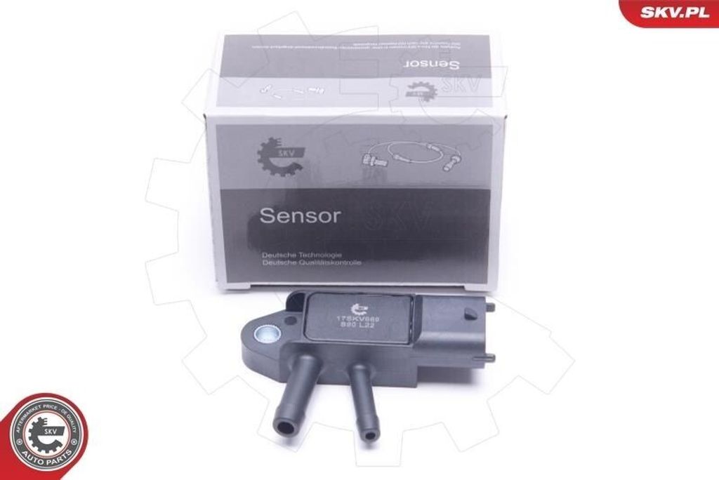 ESEN SKV 17SKV669 Abgasdruck Differenzdrucksensor für FORD KA (RU8) für SUZUKI SWIFT IV (FZ, NZ)