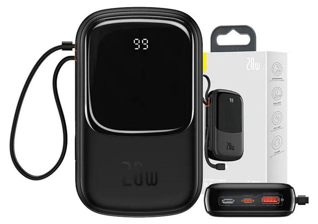 Baseus Qpow Digital Display Powerbank mit Schnellladung Produktbild 