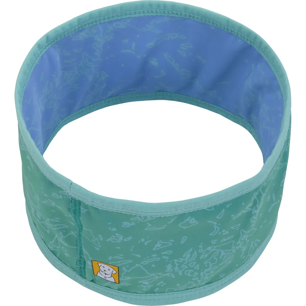 Ruffwear Swamp Cooler Neck Gaiter XS Aurora Teal: Cooling Dog Gear