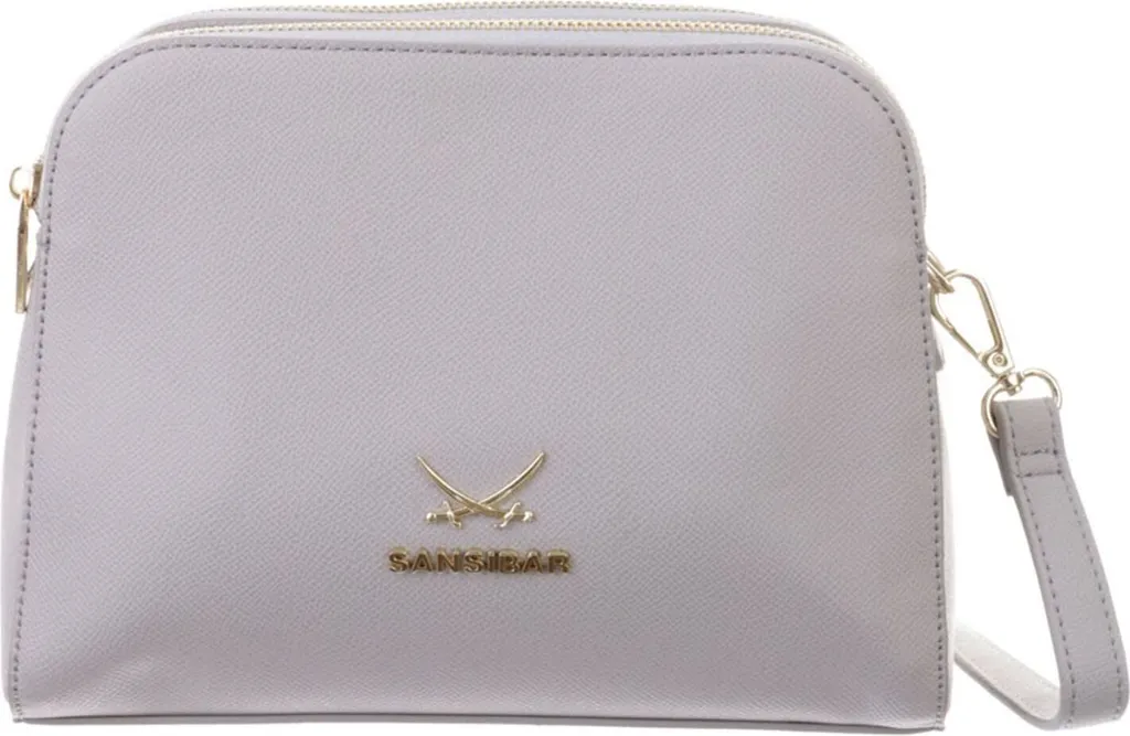 Sansibar borsa a tracolla Crossover Bag Grey grigio