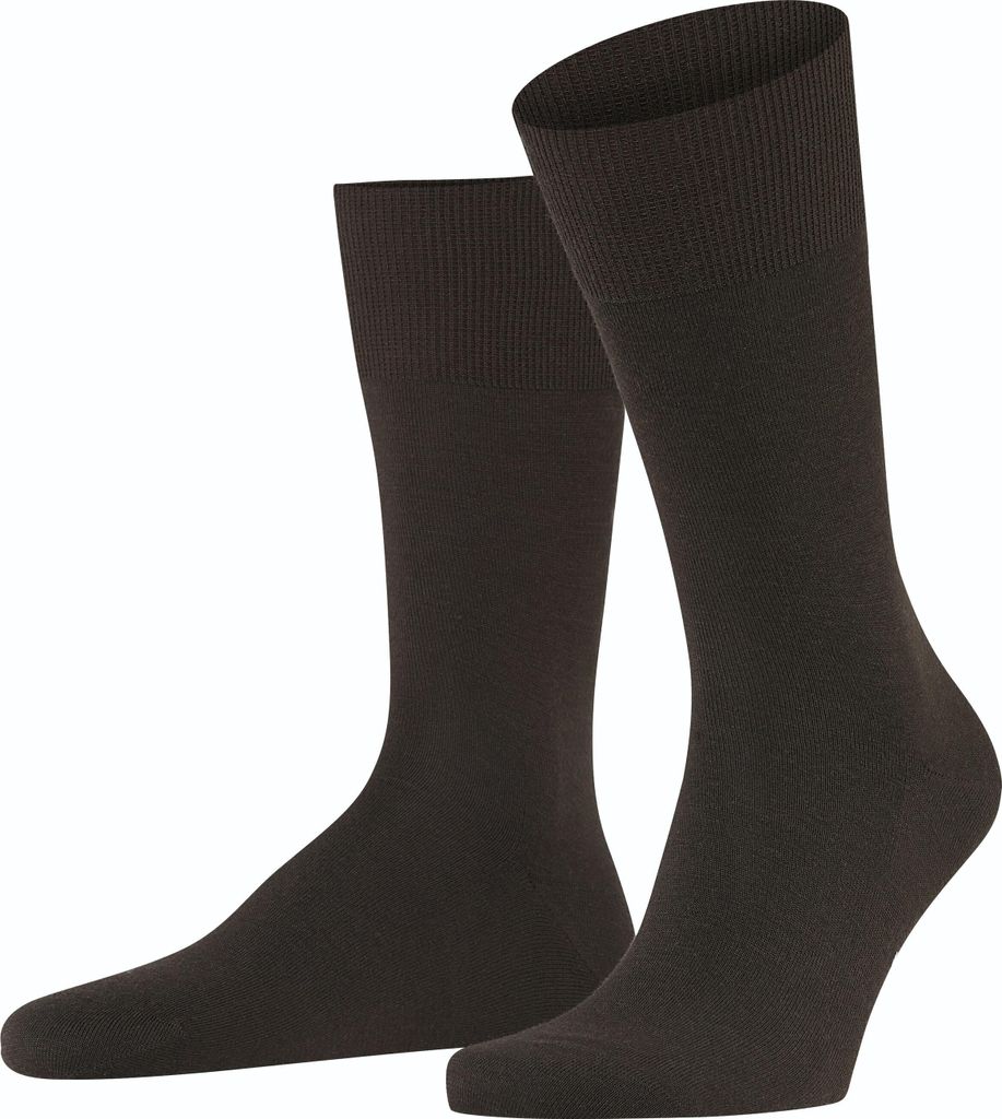 FALKE Airport Merino-Socken Herren brown 43-44