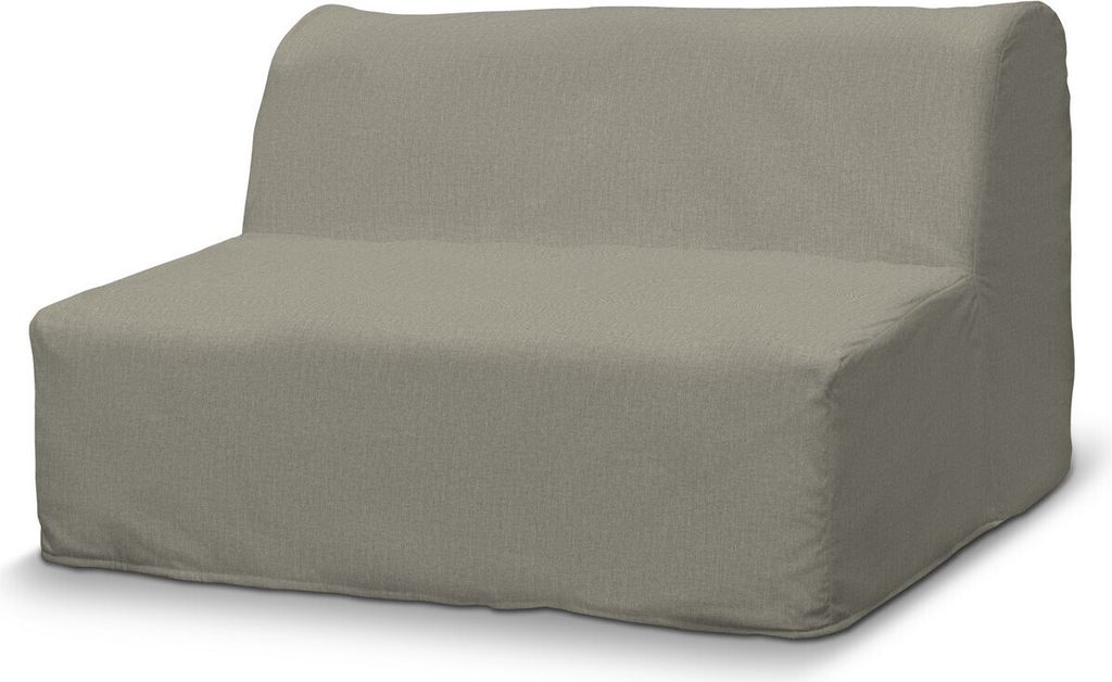 Dekoria Bezug für Lycksele Sofa, beige- grau, Bezug für Sofa Lycksele