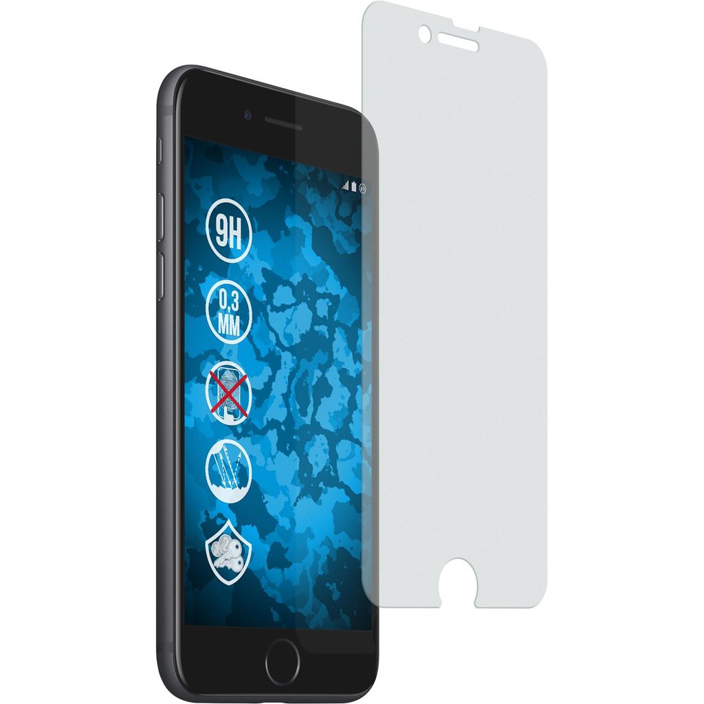 2er-Pack PhoneNatic Glas-Folie matt kompatibel mit Apple iPhone 7 / 8 / SE 2020 - Panzerglas für iPhone 7 / 8 / SE 2020