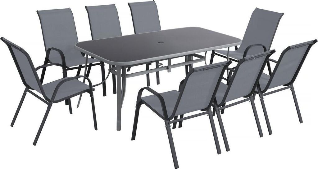 Set da pranzo da giardino per 8 persone "Cordoba XL 180" - Immagine del prodotto 