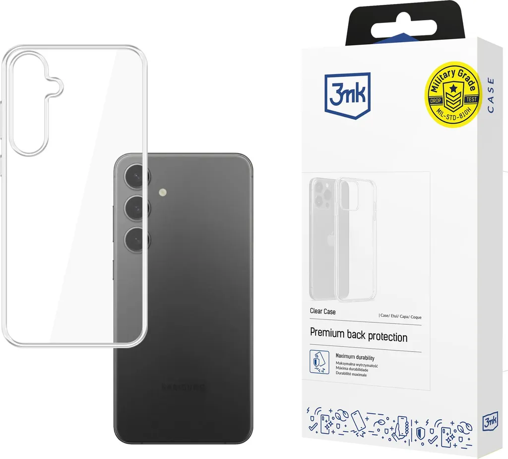 Custodia 3MK Clear Case Premium per Smartphone 6,2 pollici