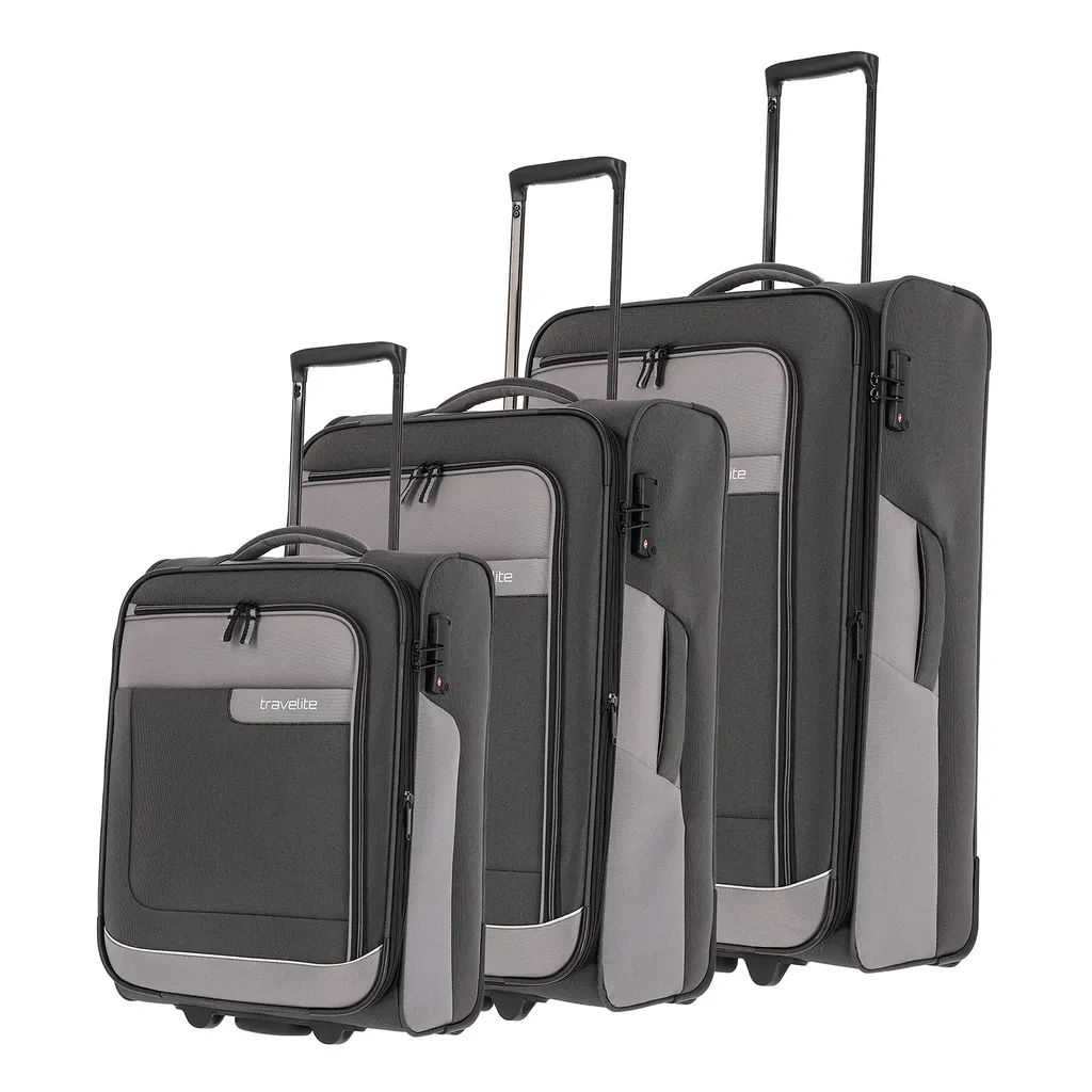 Valise Travelite VIIA 2W 77cm Gris Slate : Légèreté et Grande Capacité