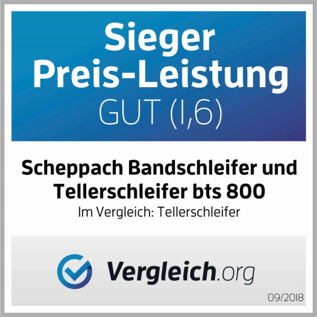 Scheppach BTS800 Ponceuse à Bande et Disque 370W 150mm Rectifieuse - 6