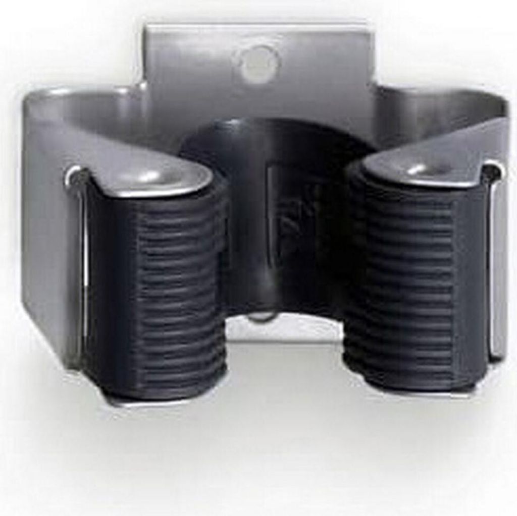 Wandhalterung aus Klebeband für Besen, Chrom (Blister mit 2 Produktbild 