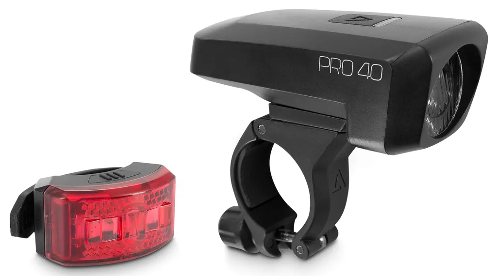 Kit éclairage Acid PRO 40 noir feu avant 92x39mm et feu arrière compact